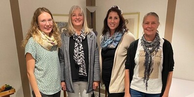 v.l.n.r.: Michaela Frei, Karin Lüchinger, Nicole Zünd, Yvonne Brocker