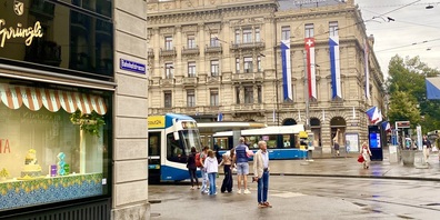 Der Paradeplatz.