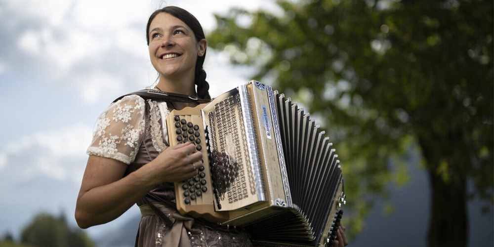 Diesmal wieder mit dabei: Christa Jäger an der «Steirischen». 