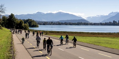 42 Kilometer dem See entlang... (Archivbild)