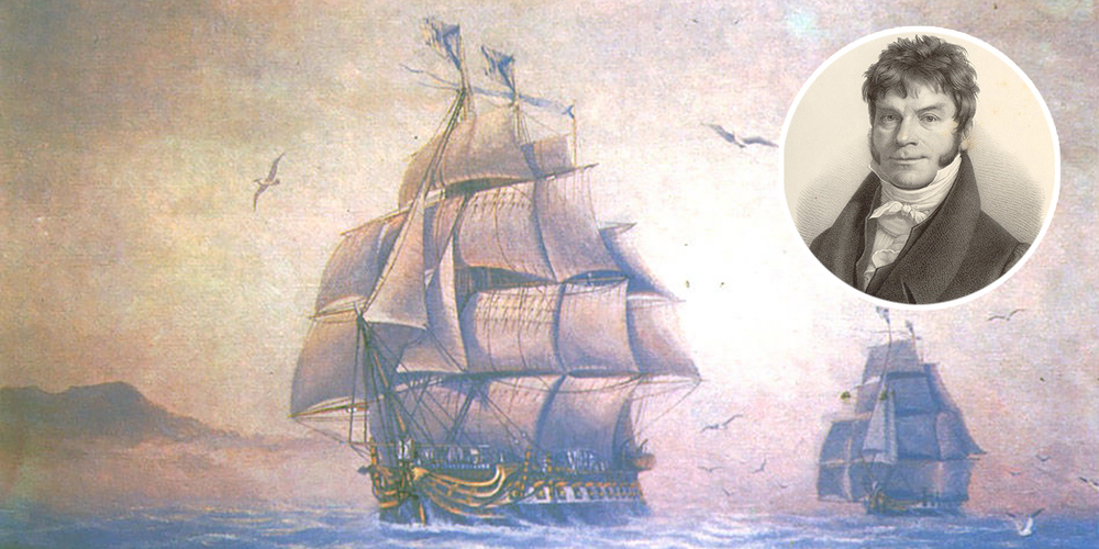 An Bord der «Nadeschda» umsegelte der Zürcher Astronom Johann Kaspar Horner (1774–1834) anlässlich der Krusenstern-Expedition einst die Welt.