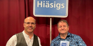 «Hiäsigs»: Gedichte und Geschichten von H.P. Müller-Drossaart, musikalisch begleitet wird er von Peter Gisler.