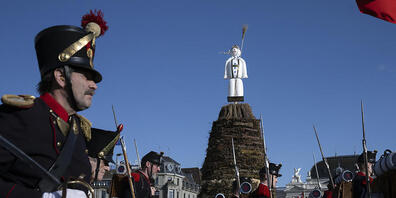 Mit dem Verbrennen des Bööggs vertreiben die Zürcher Zünfte jährlich den Winter - 2026 wird der Kanton Graubünden als Gastkanton am Traditionsanlass teilnehmen. (Archivbild)