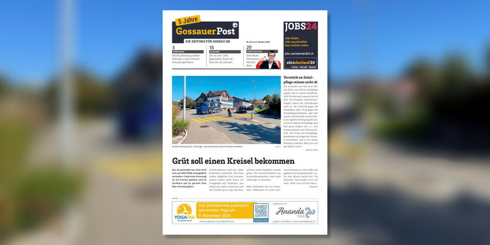 Gossauer Post Nr. 22 vom 4. Oktober 2024