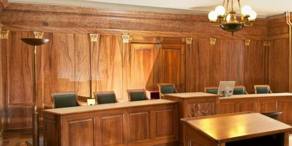 Blick in den Saal des Bezirksgerichts Bremgarten AG, in dem im September der Prozess zum Tötungsdelikt von Hägglingen AG stattfand. (Archivbild)