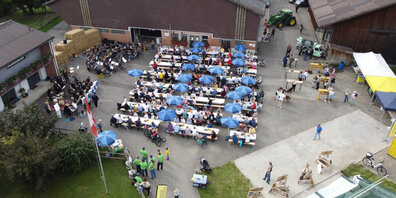 Auch das 4. Openair der Harmonie Wetzikon war gut besucht.