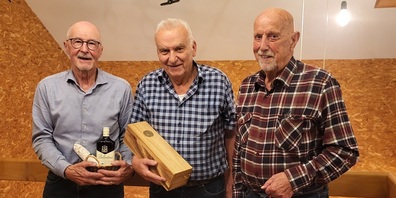  Herzliche Gratulation an (v.l.): Marcel Ledergerber, Othmar Manser und Röby Egli.