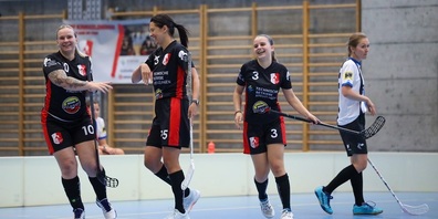 Die Frauen vom Unihockey Kreuzlingen spielten ausgeglichen.