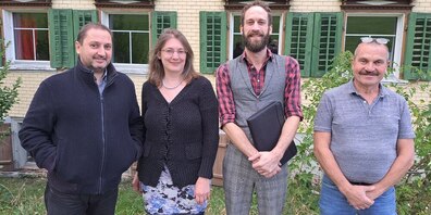 Patrick Jetzer, Eveline Ketterer, Marc Buschor und Markus Bischof