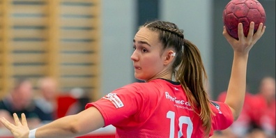 Die junge Rückraumspielerin Selma Kikanovic erzielte in Michalovce einen Treffer.