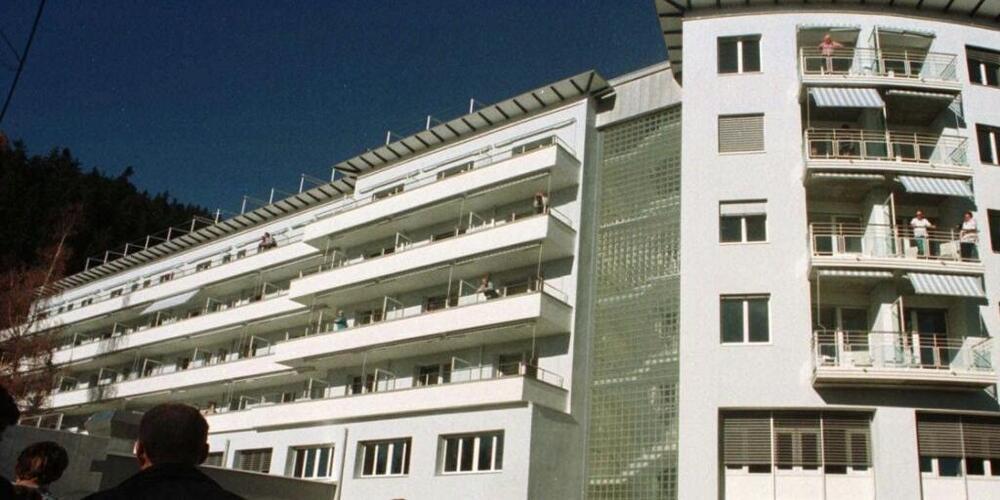 Die Luzerner Höhenklinik Montana 1997 nach einer umfassenden Sanierung. (Archivaufnahme)