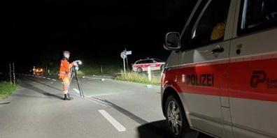 Unfallaufnahme an der Meilenerstrasse.
