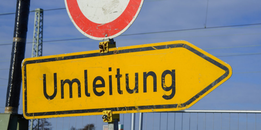 Umleitung führen über die Wipkingerbrücke, die Röschibachstrasse und die Rosengartenstrasse.