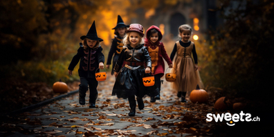 Stellen Sie sicher, dass Sie an Halloween genügend Süssigkeiten zu Hause haben. 