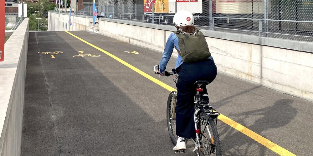Die anonymisierten Mobilitätsdaten können für die Optimierung des Velonetzes verwendet werden