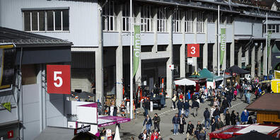 Die Messe für Landwirtschaft und Ernährung Olma in St. Gallen dauert noch bis 20. Oktober. (Archivbild)