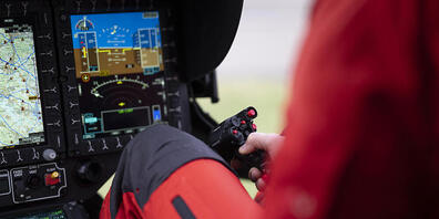 Ein Rettungshelikopter ist wegen einer verunfallten E-Bikerin nach Langnau LU ausgerückt. (Symbolbild)