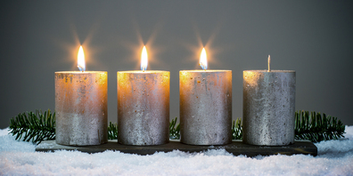 Bereits drei Kerzen brennen - die Adventszeit neigt sich ihrem Ende zu