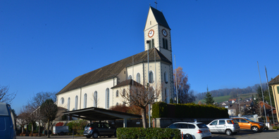 Aussenansicht der Pfarrkirche St. Vinzentius in Eschenbach. (Archivbild)