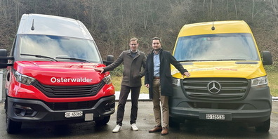 Thomas Osterwalder, Co-CEO Osterwalder-Gruppe, und Reto Ammann, Geschäftsleiter NeoVac AG