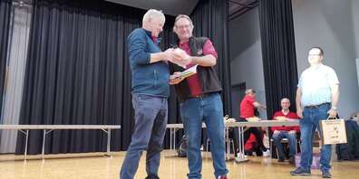 Kuno Köppel (links) und Josef Gschwend (rechts), die beiden Präsidenten des OV Widnau und KTZV Oberriet-Montlingen, waren für die Organisation verantwortlich.