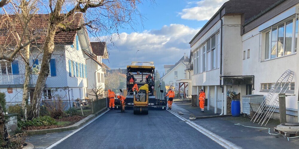 Die Gartenstrasse wurde erneuert