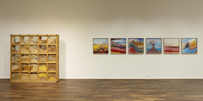 Blick in die Ausstellung «ReCollect! Yto Barrada» im Kunsthaus Zürich.