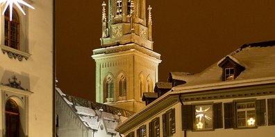 Die Christnachtsfeier in der St.Laurenzenkirche wird in allen Schweizer Haushalten ausgestrahlt.