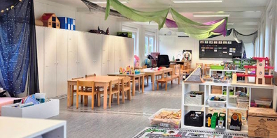 Der Kindergarten hat es sich im neuen Provisorium schön und bedürfnisgerecht eingerichtet.
