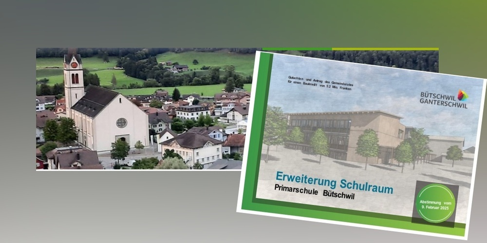 Erweiterung Schulraum Primarschule Bütschwil.