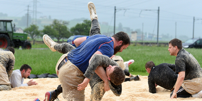 Zwar stehen Schwingfeste für Ü20-Schwinger noch nicht auf dem Programm, aber ab Montag darf wieder trainiert werden.  (Archivbild Franz Feldmann)