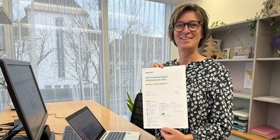 Karin Steiner freut sich über die positiven Umfrageergebnisse.