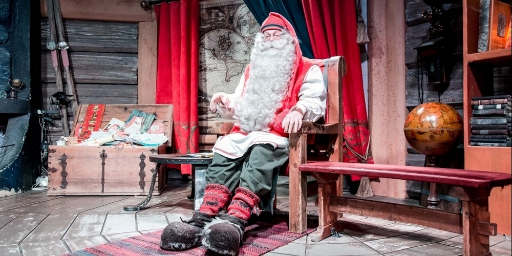 Das ist er: der «echte» Weihnachtsmann aus Rovaniemi.