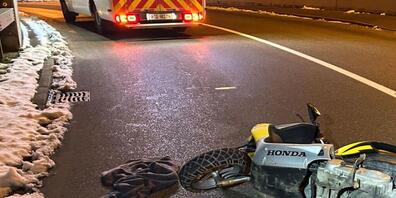 Der alkoholisierte Rollerfahrer hat sich bei einem Sturz in Sirnach TG verletzt.