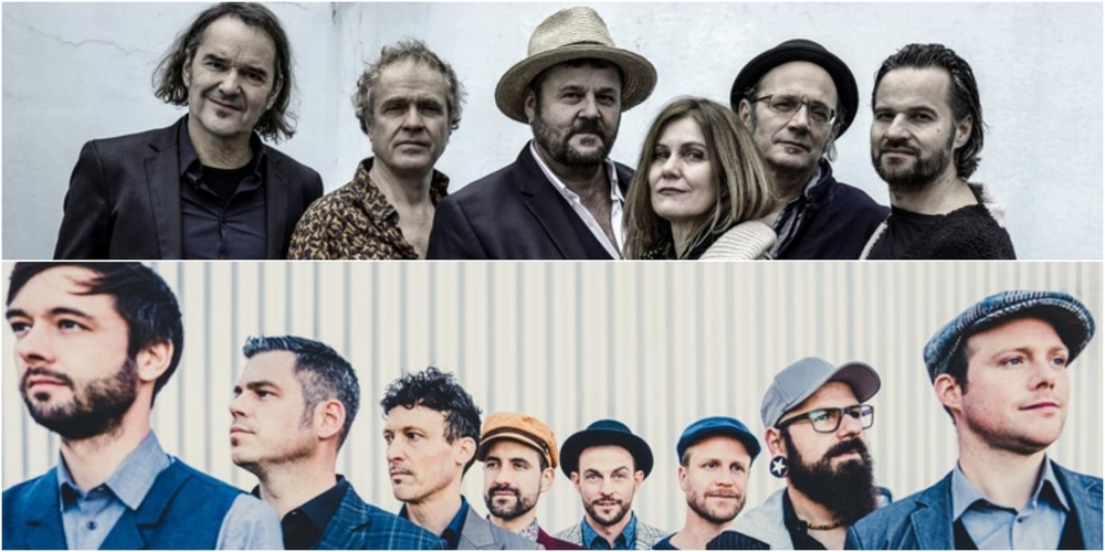 Am Samstag, 21. Juni 2025, bringen Patent Ochsner ihre Fans wieder auf dem Zaunplatz in Glarus zusammen (o.). Troubas Kater bringen am Samstag, 21. Juni 2025, in Glarus ihren Mix aus Brass, Folk und Blugrass sowie  Berner Troubadour und Französischem Chanson auf die Bühne (u.).