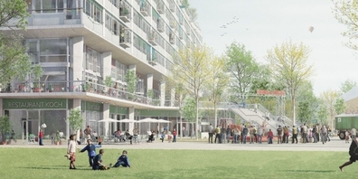 Hier möchten viele wohnen: die geplante Siedlung auf dem Zürcher Koch-Areal.