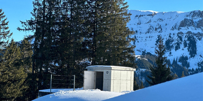 Optimale Voraussetzungen zur Produktion von Strom: Erstes Trinkwasserkraftwerk der Wasserversorgung Flums-Grossberg, das in Betrieb genommen wird.