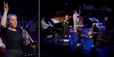 Die aus Rapperswil stammende Trompeterin Sonja Ott (l.) gastiert mit ihrem internationalen K.I.N.O.R.A. Sextett im Sternenkeller in Rüti ZH.