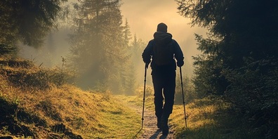 Symbolbild Nordic Walking.