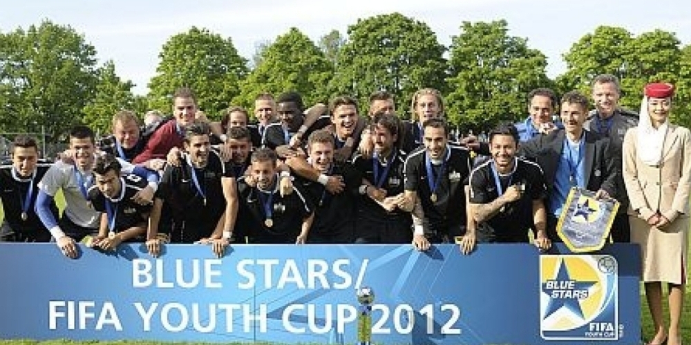 Auch für Zürcher Junioren war das Turnier immer ein Highlight: die FCZ-Siegermannschaft 2012.