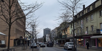 Die Hauptstrasse im Zentrum von Kreuzlingen.