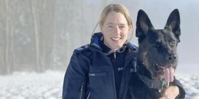 Führte auf die Spur eines Einbrechers: Polizeihund "Bax".