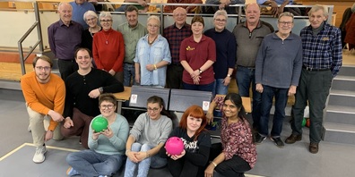 Die Schützen trafen sich zum Kegeln