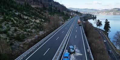 Sechs Verletzte forderte die Kollision dreier Autos zwischen Arth und Immensee.