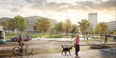 So könnte es dereinst im Uni-Quartier aussehen. Oder doch nicht?