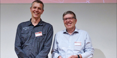 Das Gewinnerteam 2023 der St.Galler Stadtwerke: Philipp Aeby (l.) und Peter Härtsch