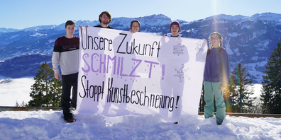 Zum Umdenken beitragen: Darauf zielt die Juso mit Aktionen wie jener Ende Jahr am  Walenstadtberg ab.