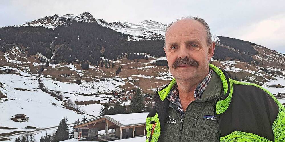 Martin Hardegger mit «seinem» Chüenihorn.