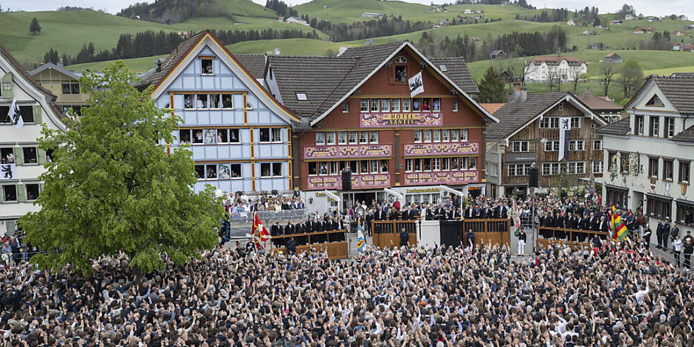 Die Landsgemeinde von Appenzell wählt am 27. April 2025 auch die Mitglieder der Kantonsregierung. (Archivbild)
