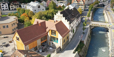 Das Ökonomiegebäude Türligarten mit neuer Kindertagesstätte und Aula ist frisch renoviert und modern ausgestattet.